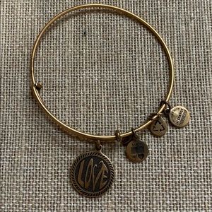 Alexi & Ani LOVE gold bracelet